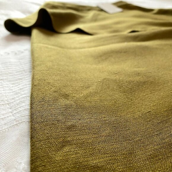 NWT PS THE LABEL NOBODY ELSE SKIRT OLIVE LAYERED MAXI SKIRT - S - Picture 7 of 8